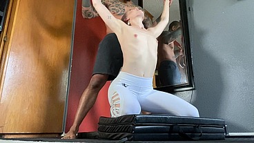 When XXXercising turns in to an ANAL Creampie