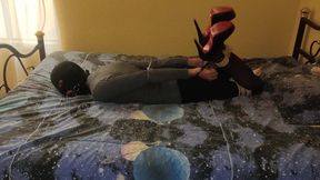 Hogcuffed Twink Heels Vibed Caged Cock Denied Gushing Precum