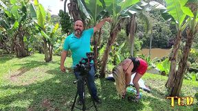 bastidores da milf do sul durante as gravacoes - camila costa official - sandro lima - binho ted