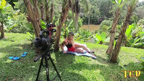 bastidores da milf do sul durante as gravacoes - camila costa official - sandro lima - binho ted