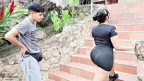 Latina With A Big Ass Reaches A Good Agreement With Her Trainer And The Very Horny Guy Fucks Her Rich Pussy - In Spanish