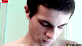 Boy Pisses In His Mouth And Shoots A Huge Load - Connor Bradley