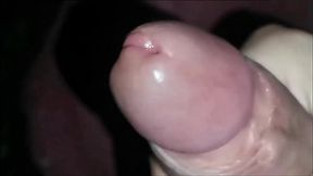 Big orgasm and a lot of sperm after abstinence close-up, sperm flows