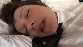 russian teen comes home to study and gets her ass fucked instead