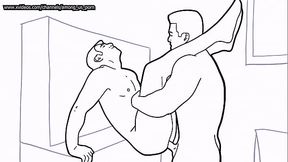 Black And white animated gay porn part 4