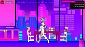Neon Fantasies Unleashed – Steamy Hentai Goddess Encounter in Cyberpunk Anime World