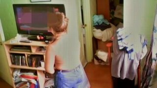 Secret cam mummy neighbor spy three