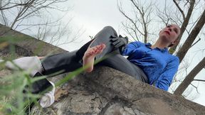 Barefoot Dangle Seduction