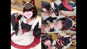 Vtuber Maid Uniform Cosplaying Femdom Handjob,blowjob And Cowgirl Raw Sex Creampie Pov Videos