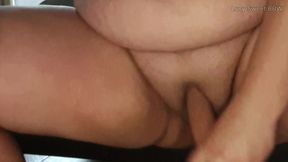 BBW masturbates and cums &mdash;  can you feel her pleasure?