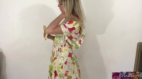 erin electra eats a banana