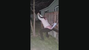 Tied to Tree, Panties Tied to Deck