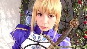 Cosplay Saber Fingered By Fsn Fan