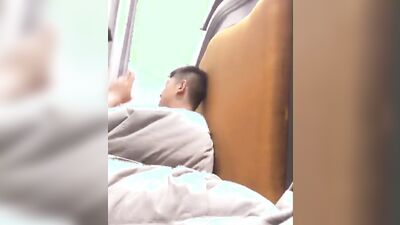 Horny Asian guys are filming themselves while having some gay sex