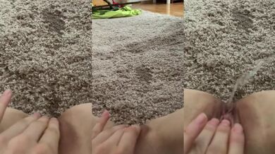 another thick piss stream hits my carpet