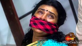 Step mom & Step daughter Otm Gagged Captive :: BDSM Dom Controls Bound Women in Red Light Room