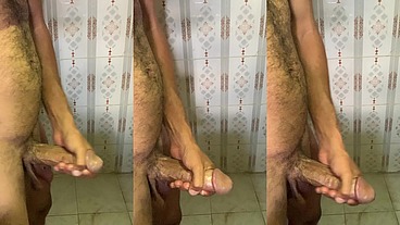 Stroking My Cock