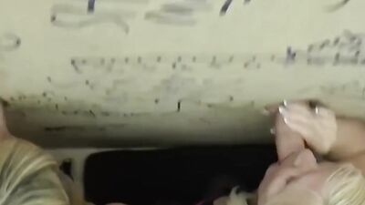 LACY STAR - Busty blonde grannies sucking big dicks at the glory hole (Lacey Starr)
