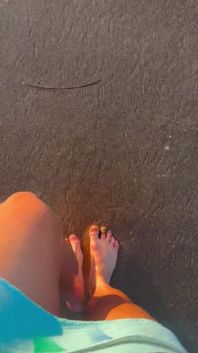 Walking on the Beach