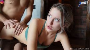 Horny Stepsister's Yoga Scene Turns Into A Heavy Petite Doggystyle Fuck With Cum On Ass, And Lots Of It - The Hottest XXX!