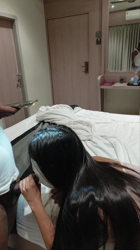 My Stepsister Riya Wake-up and Gives Blowjob to My Husband
