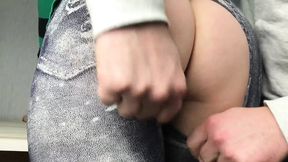 Rip My Yoga Pants and Fuck My Pussy Hard  Cum Inside  Close up