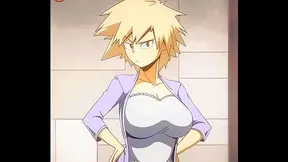 Bakugo's Mom Shows Off Big Tits in My Hero Academia Hentai Anime