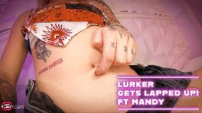 Lurker Gets Lapped Up Ft Mandy - HD MP4 1080p Format