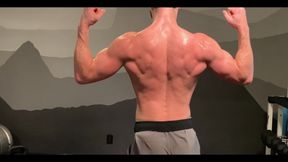 Post Workout Flex, Strip, and Show-off