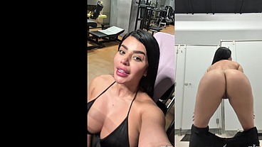Sara Retali horny in the Gym 🥵