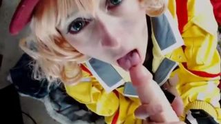 Cindy Aurum จาก Final Fantasy Cosplayer ให้ตัวเองเย็ดดิลโด้ลึกแบบเข้มข้น