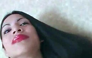 Tranny masturbates in a bath