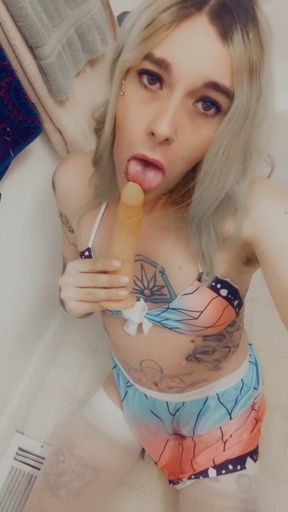 Sexy swimsuit slut