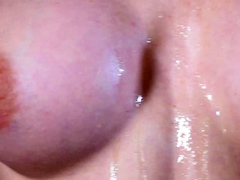 Chubby Brunette Big Boobs Dildo Masturbation