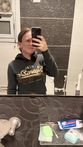 Hot Striptease in the Bathroom