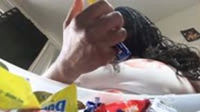 Sugar Trap: Tiny Trespasser in Her Snack Bowl POV 4k