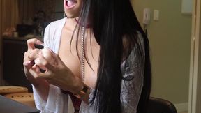 gabi ferraz gozou na chamada de video com cliente