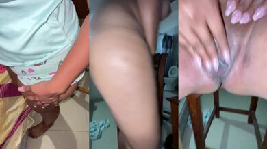 My neighbor leaves me her crazy year end fuck with her thick ass and huge tits fucked raw