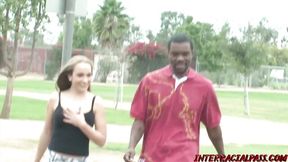 Interracial Pass - cumshot sex