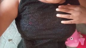 She She plays her excited pussy well her well excited