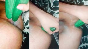 analangels - destroyed anal with double cucumber