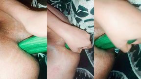 analangels - destroyed anal with double cucumber