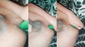 analangels - destroyed anal with double cucumber