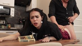 strict tutor! don t tell my step mom i m a bad student. 4k hd tim team
