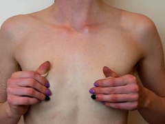 Real amateur teen plays with toys as she masturbates