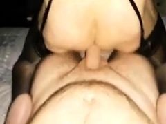 Mature TS fucked by big cock