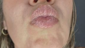 Glossy Lips & ASMR Mouth Sounds Close-Up