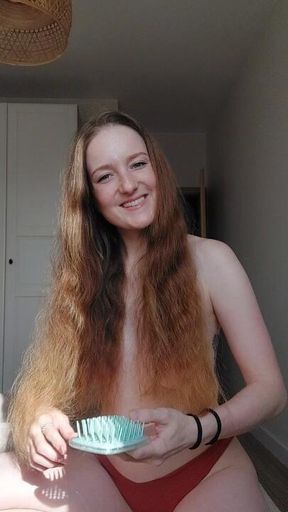 I braid my hair👩‍🦰