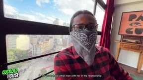 Husband Takes Wife to Have Sex with a Group of Men at the Cuckold House