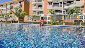 My neighbor agrees to go to my apartment to hard